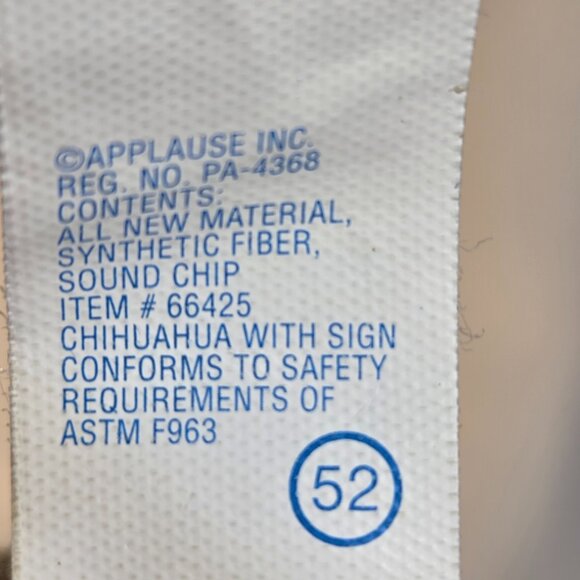 Taco Bell Free Taco Chihuahua Plush Dog Collectible - Picture 6 of 6